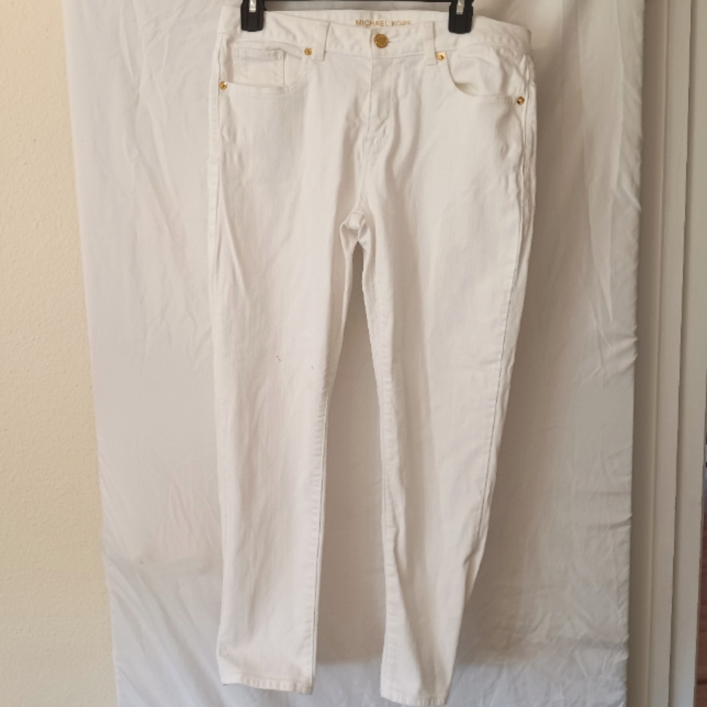 Michael Kors White Jeans -Size 8